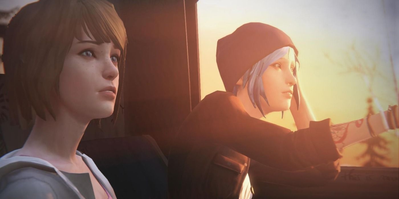 Max and Chloe ride off into the sunset in one of the endings for Life is Strange