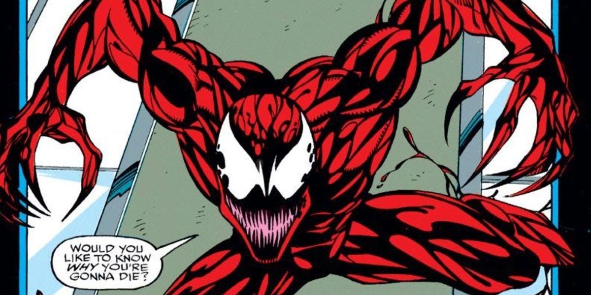 Carnage attacks in Spider-Man comics