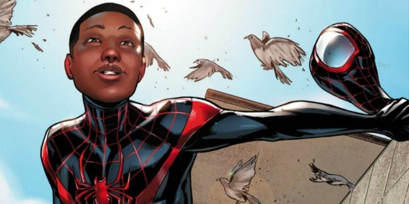 Miles Morales Takes Off His Spider-Man Mask