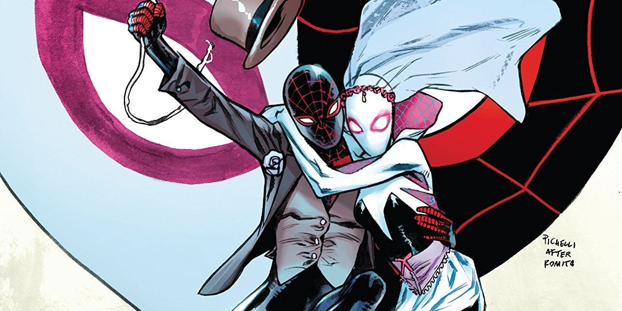 Miles and Gwen as part of The Amazing 8