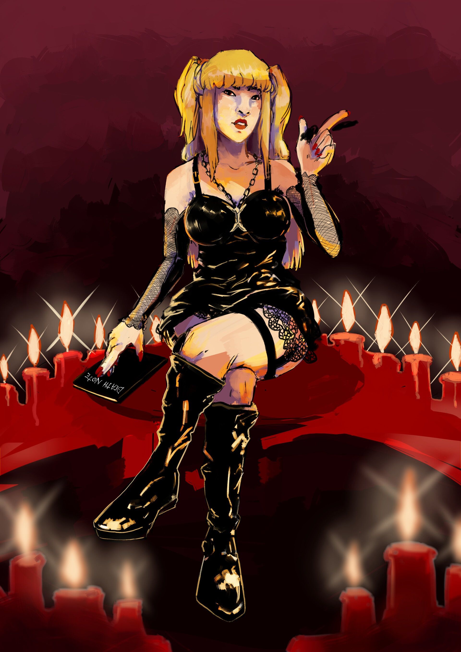 Death Note: 10 Awesome Fan Art Pictures Of Misa Amane