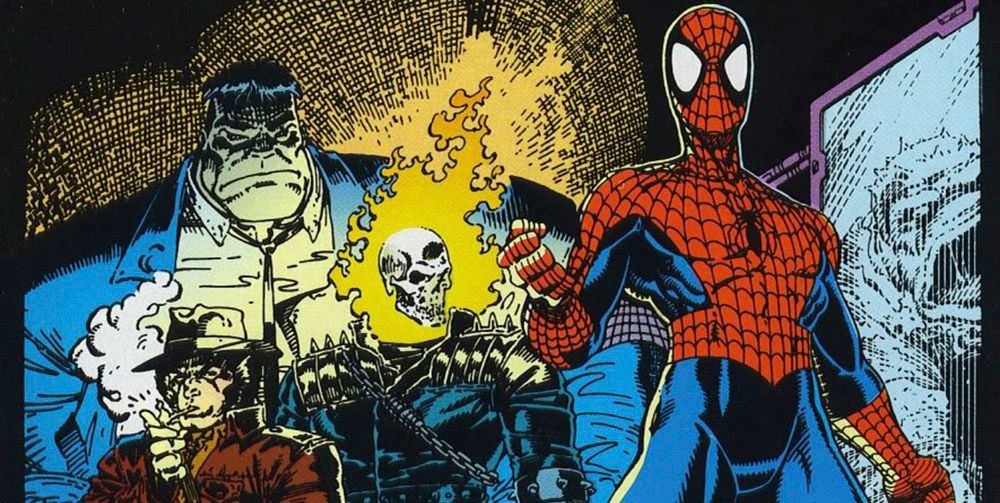 New Fantastic Four Spider-Man Hulk Wolverine Ghost Rider