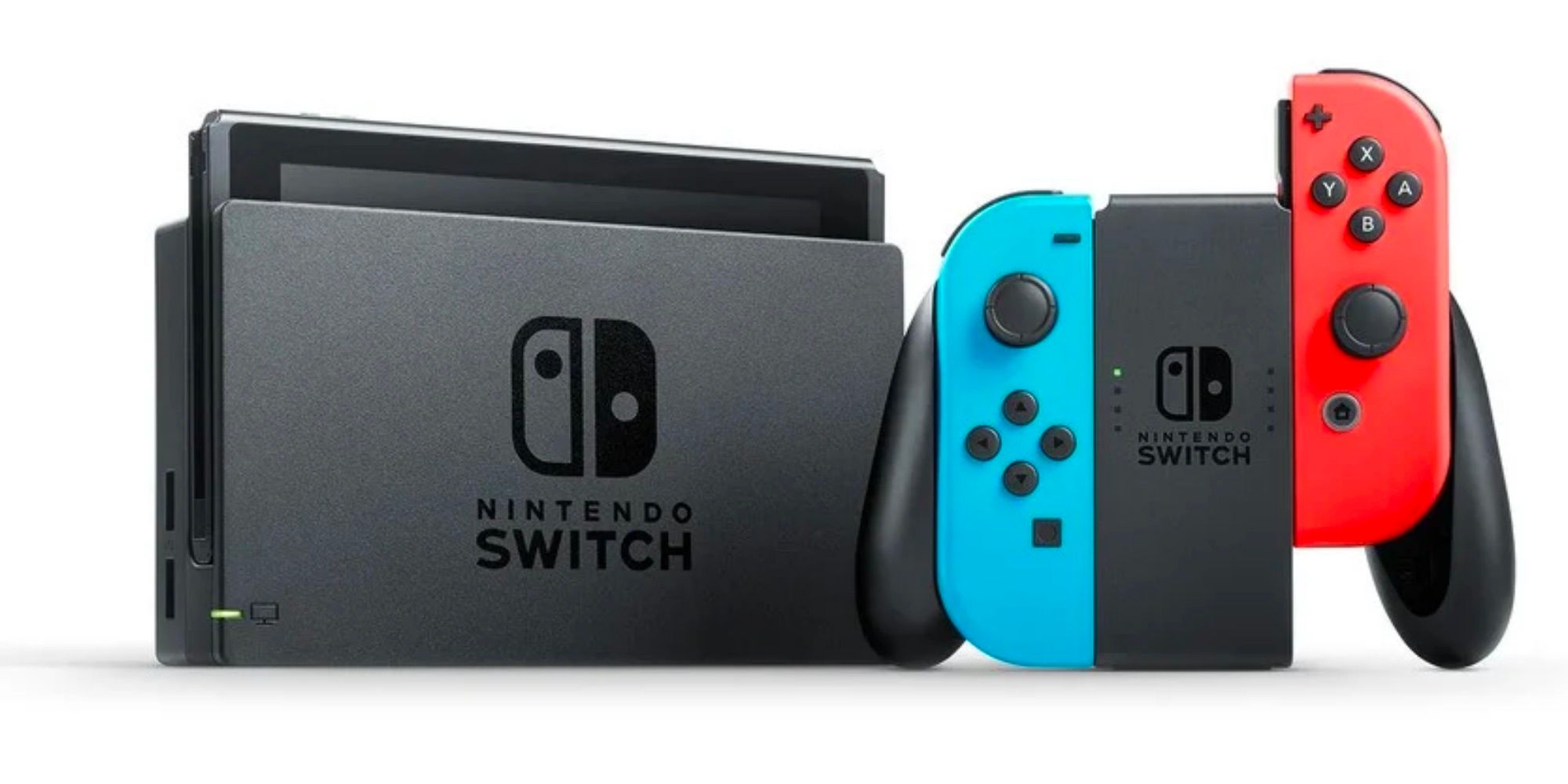 Nintendo Switch console and controller