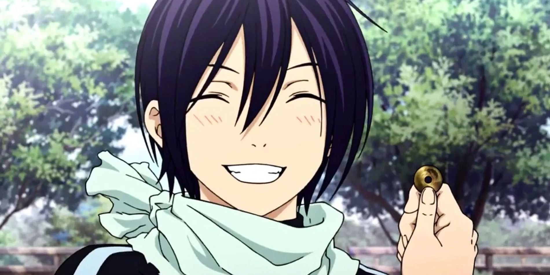 Noragami-Yato-Holding-Coin