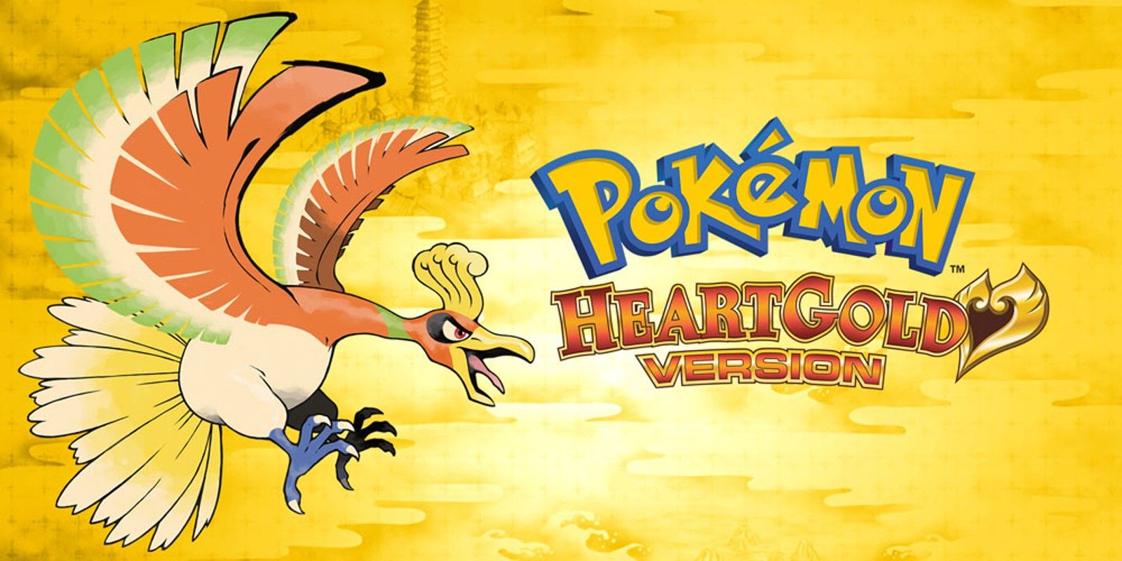 Ho-oh depicted on the cover art for Pokemon HeartGold