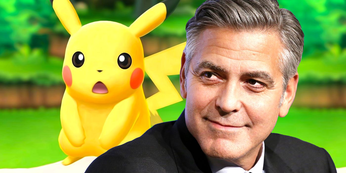 Pokemon Pikachu George Clooney