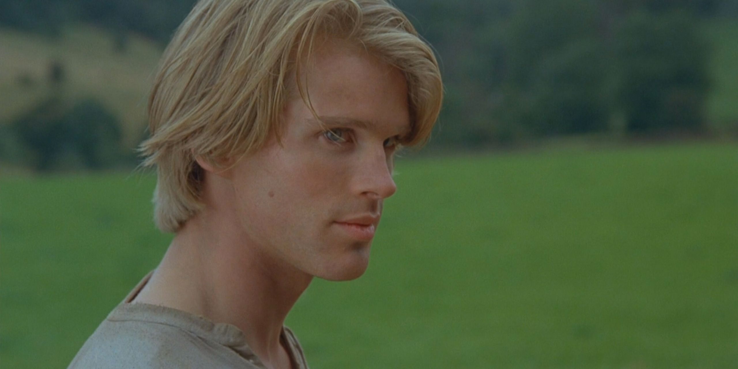 Westley from &quot;The Princess Bride&quot;, at the beginning of the film when he is known as &quot;farmboy.&quot;