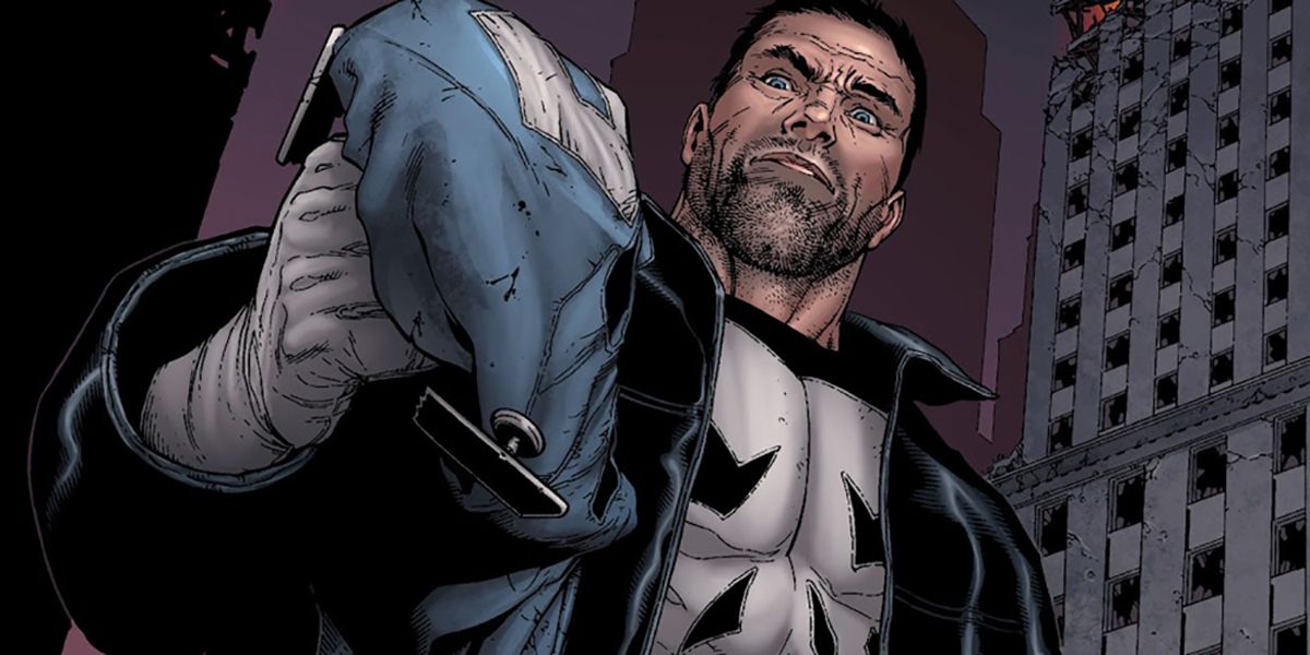 The Punisher takes up Captain America's cowl