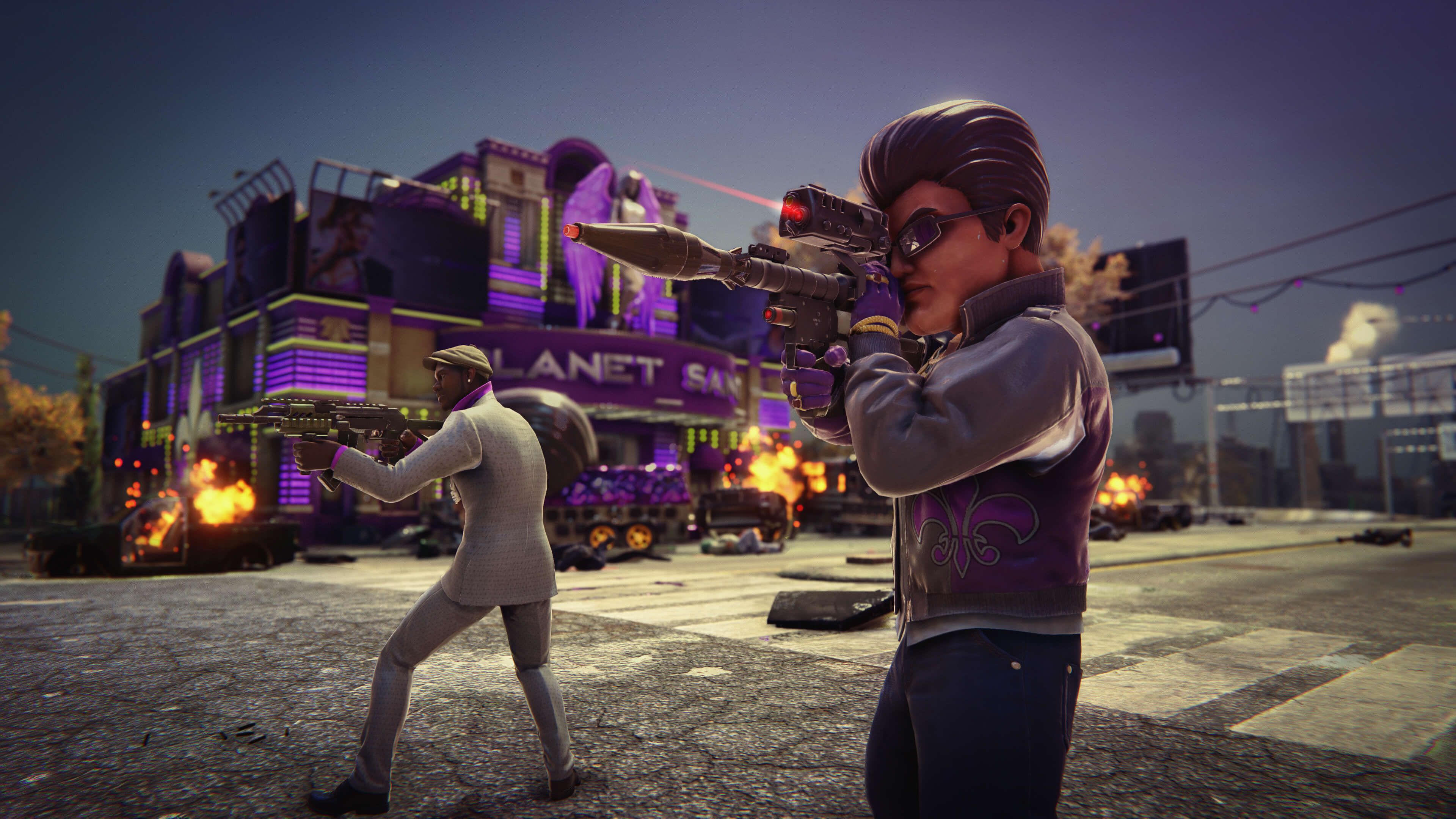 Saints Row The Third The Boss shooting in an Open World
