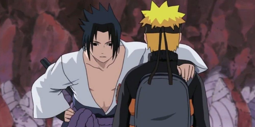 Sasuke threatens Naruto