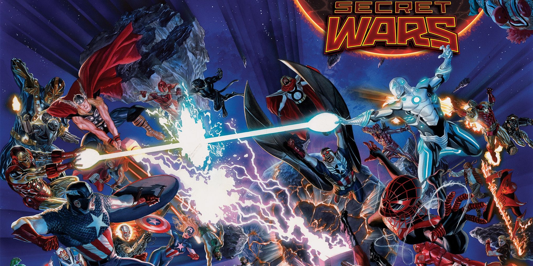 Cover art from Marve Comics' Secret Wars (2015)