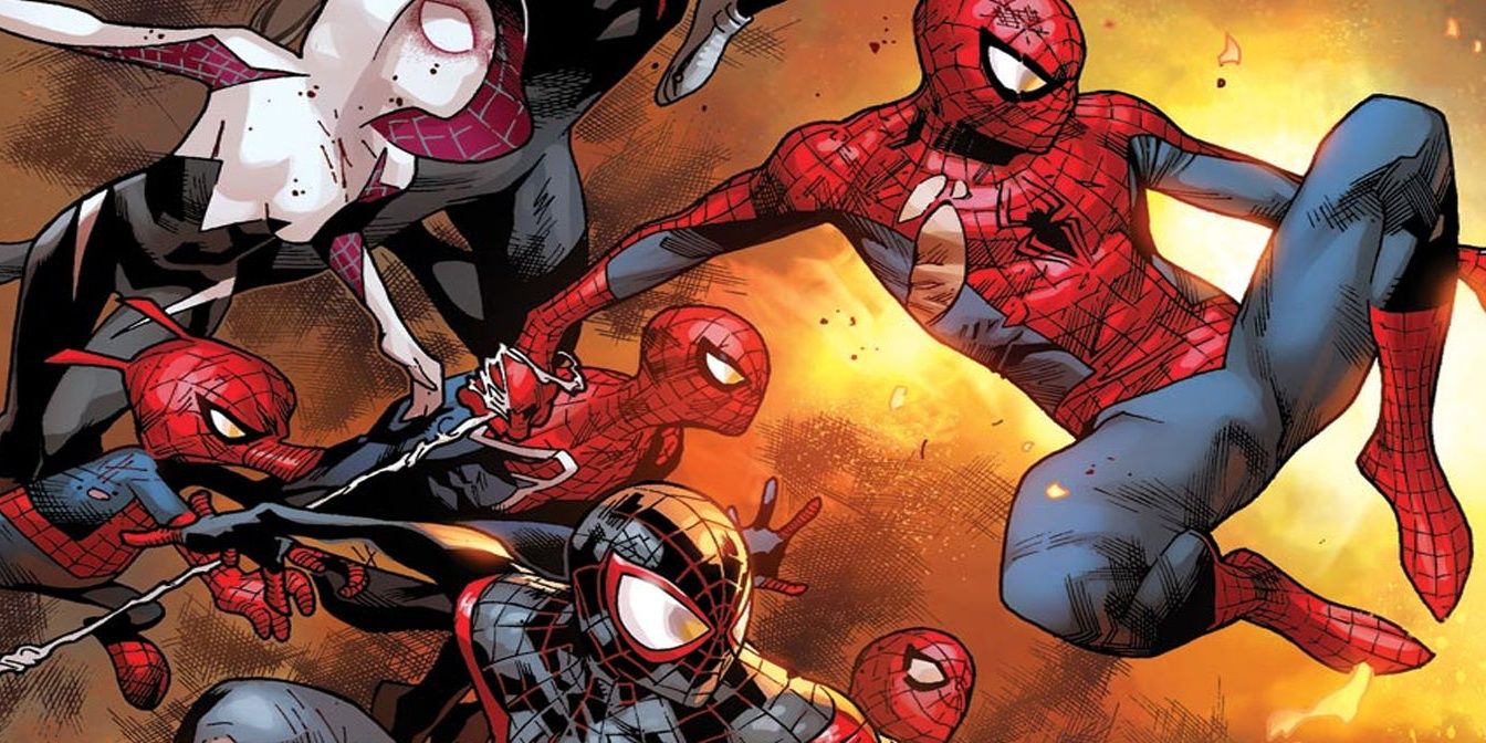 Spider-Man, Miles Morales, Ghost-Spider, Spider-Ham and more unite in Spider-Verse