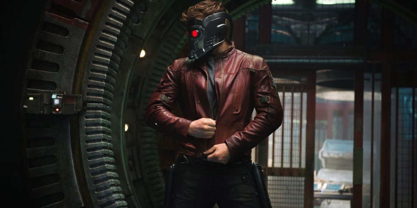 star-lord zipping up his jacket
