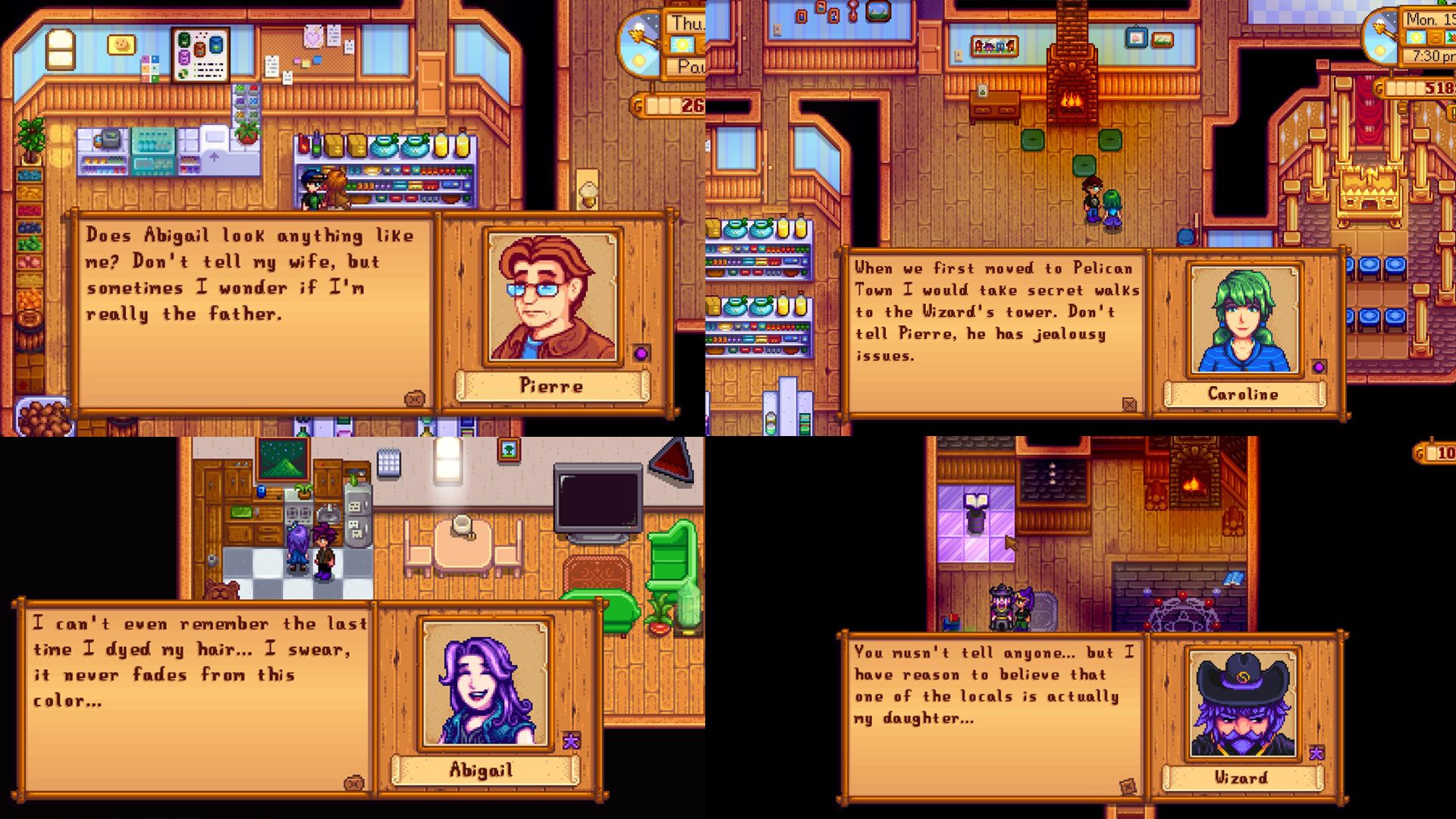 Stardew Valley Why the Wizard Is Definitely Abigail's Father