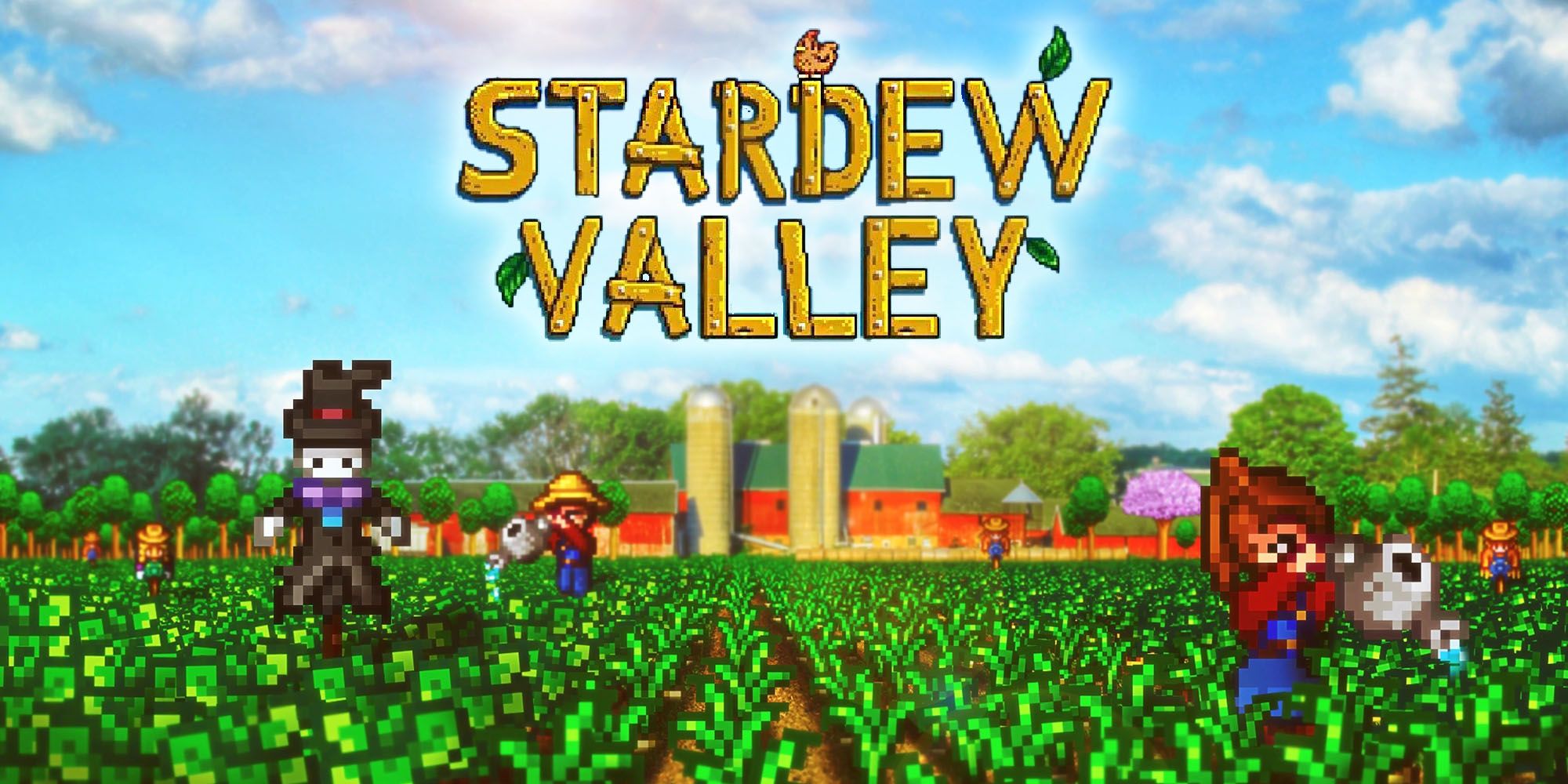 Steam Community :: Screenshot :: Stardew Valley Makeshift Multiplayer Mod,  16 Player test. Seems to work. xD