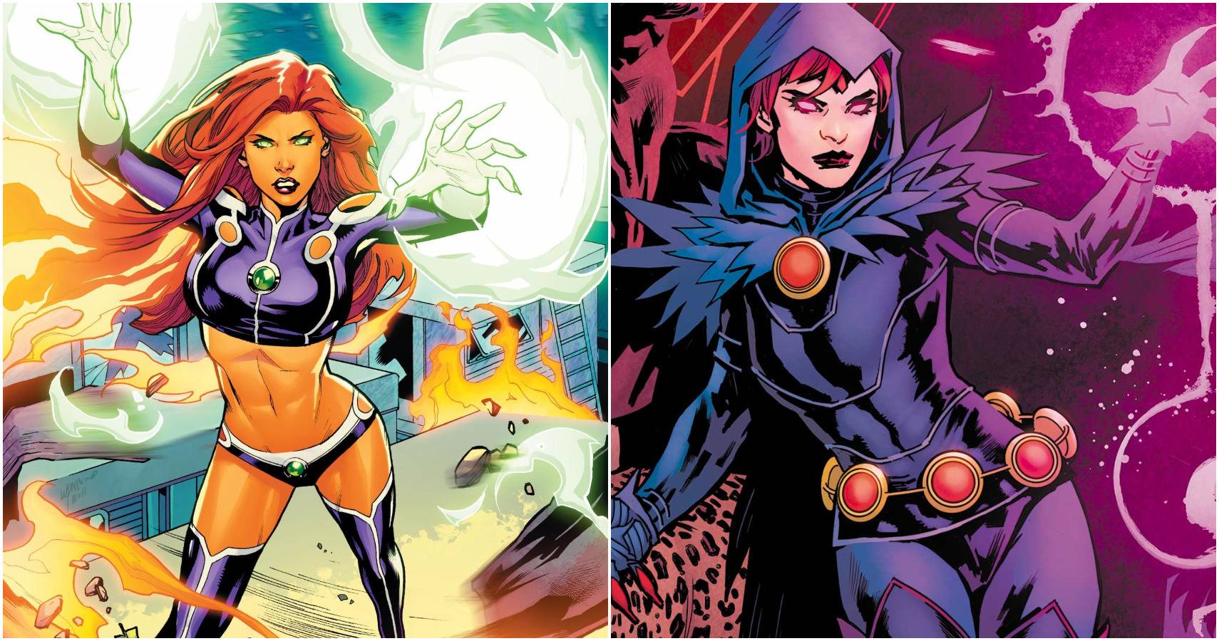 Raven and starfire comics