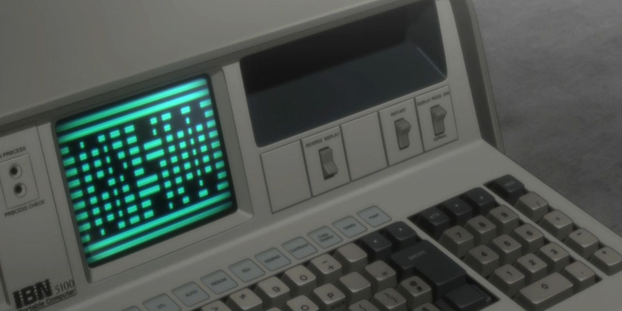 The IBN5200 computer seen in the Steins;Gate anime