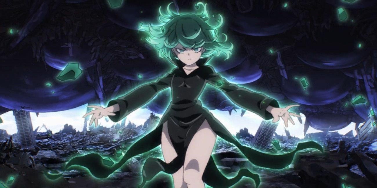 Tatsumaki from One-Punch Man.