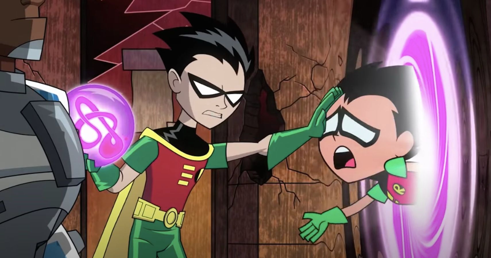 teen titans go robin vs speedy