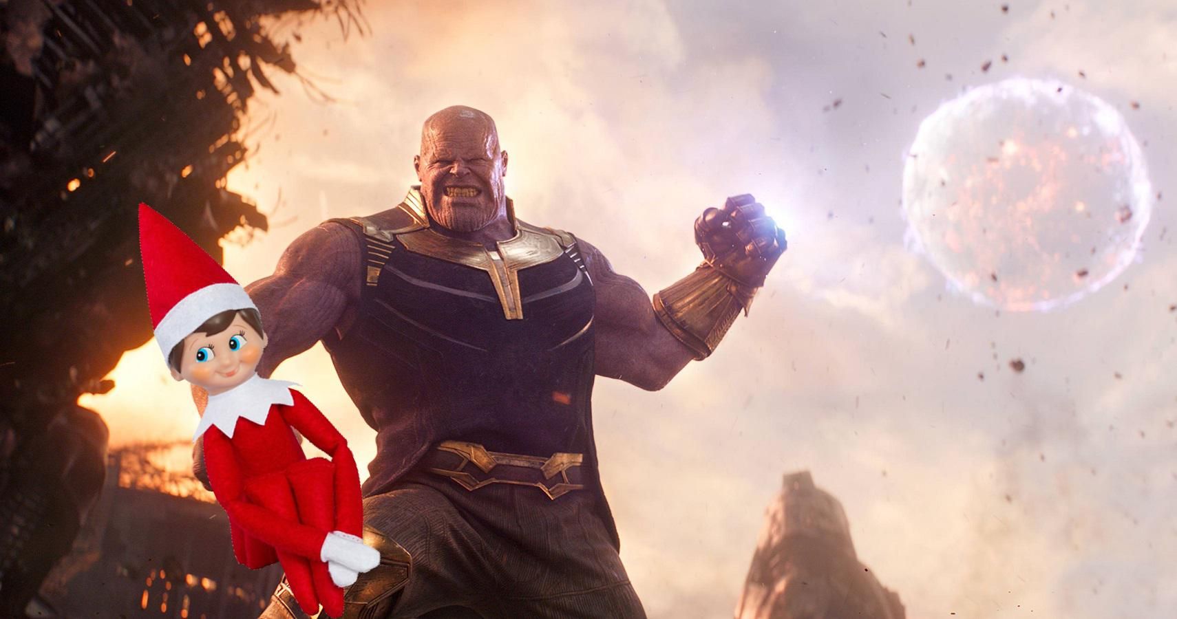 Thank You Internet: 10 Funniest Thanos Elf On The Shelf Pictures