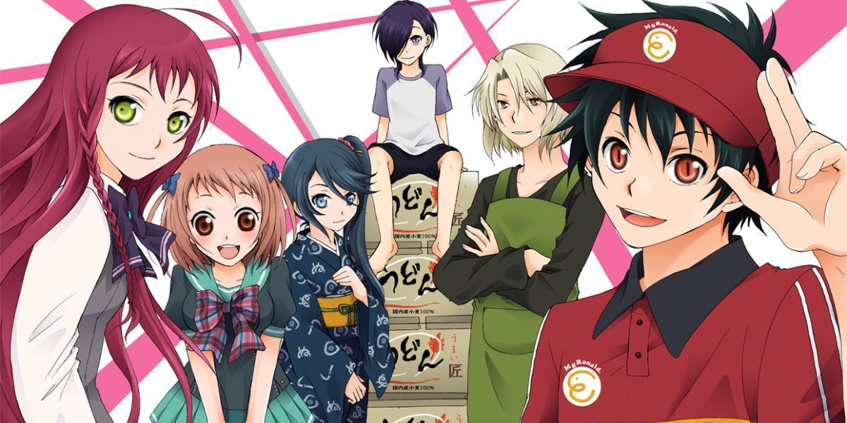The cast of The Devil Is A Part-Timer.