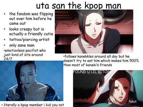 Tokyo Ghoul: Best Uta Memes Only True Fans Will Understand