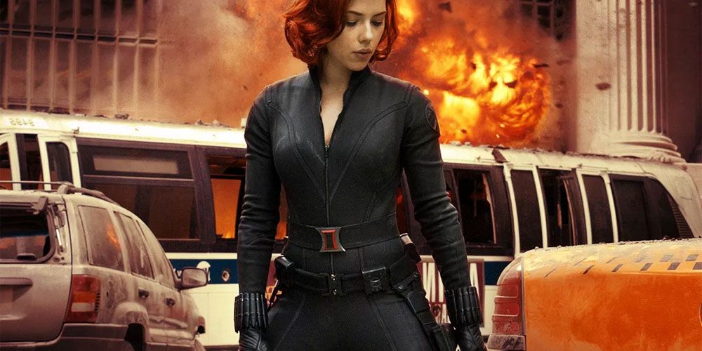 Black Widow in the Avengers movie