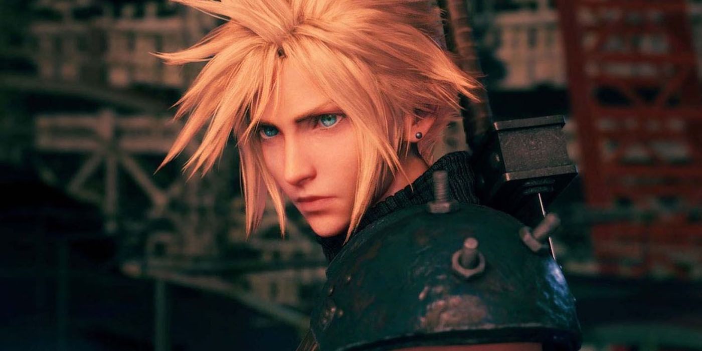 Cloud Strife from the Final Fantasy games.
