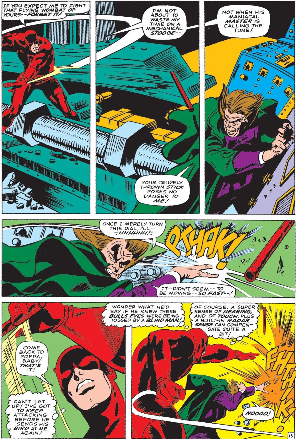 When Did Daredevil First Ricochet His Billy Clubs?