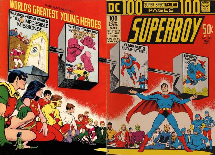See The Folded Out Glory Of Dc S 100 Page Giant Wraparound Covers See The Folded Out Glory Of Dc S 100 Page Giant Wraparound Covers
