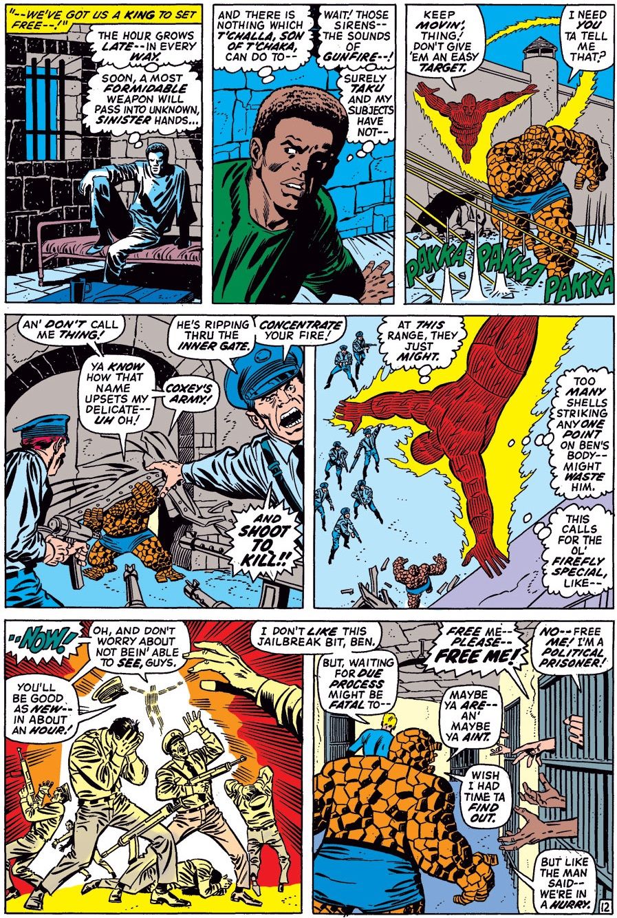 When Thing, Human Torch and T'Challa Took On Apartheid