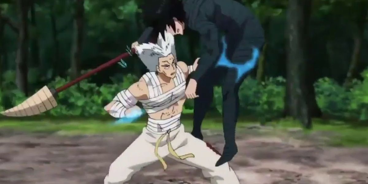 Garou fighting in One-Punch Man.