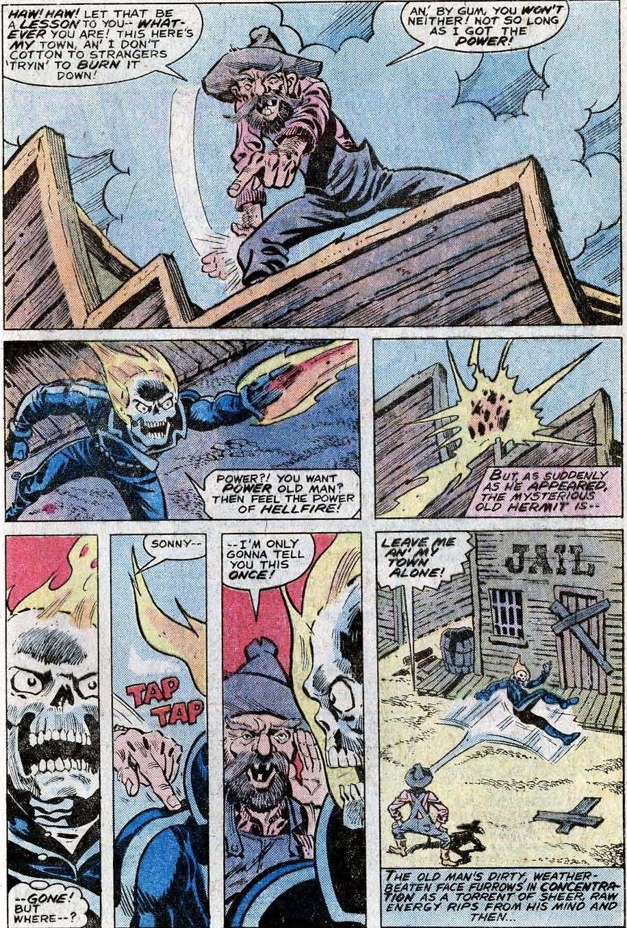 When Ghost Rider Ran Into an Old Prospector...Who Could Control Reality?