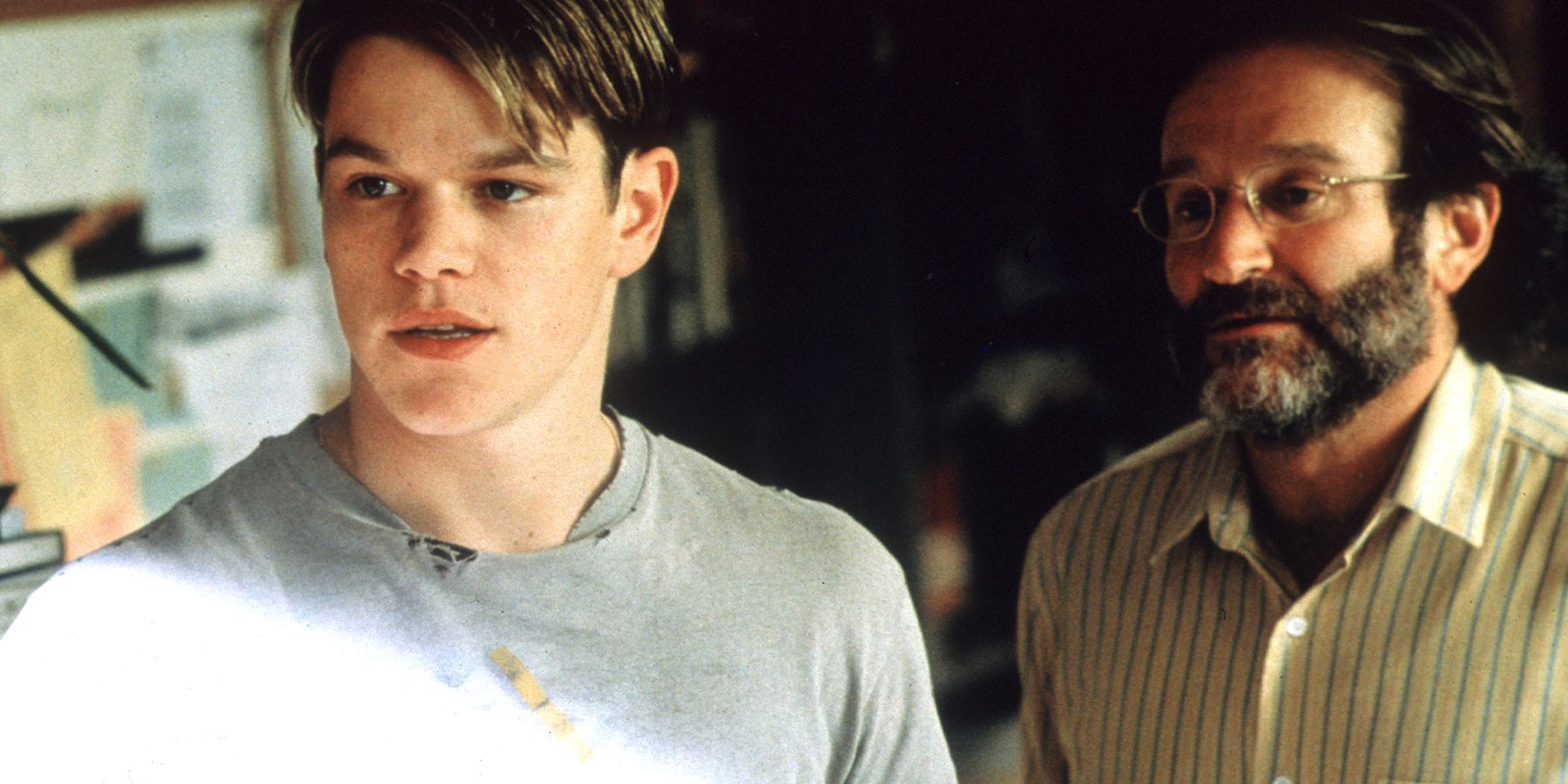 Will and Sean in Good Will Hunting