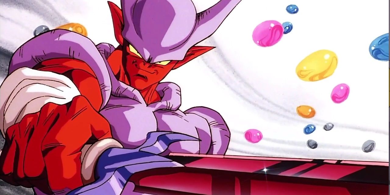 Janemba draws his blood sword in HFIL in Dragon Ball Z: Fusion Reborn.