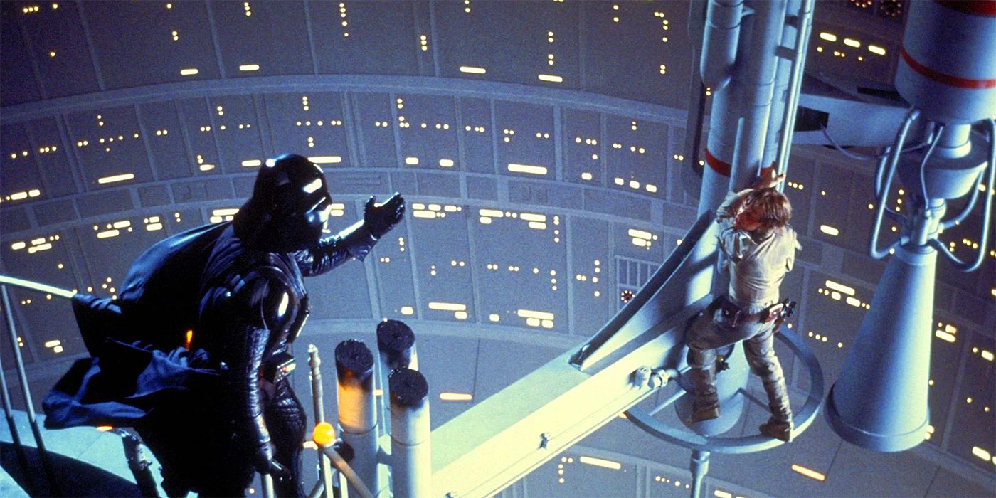 Vader reveals he is Luke Skywalker's father