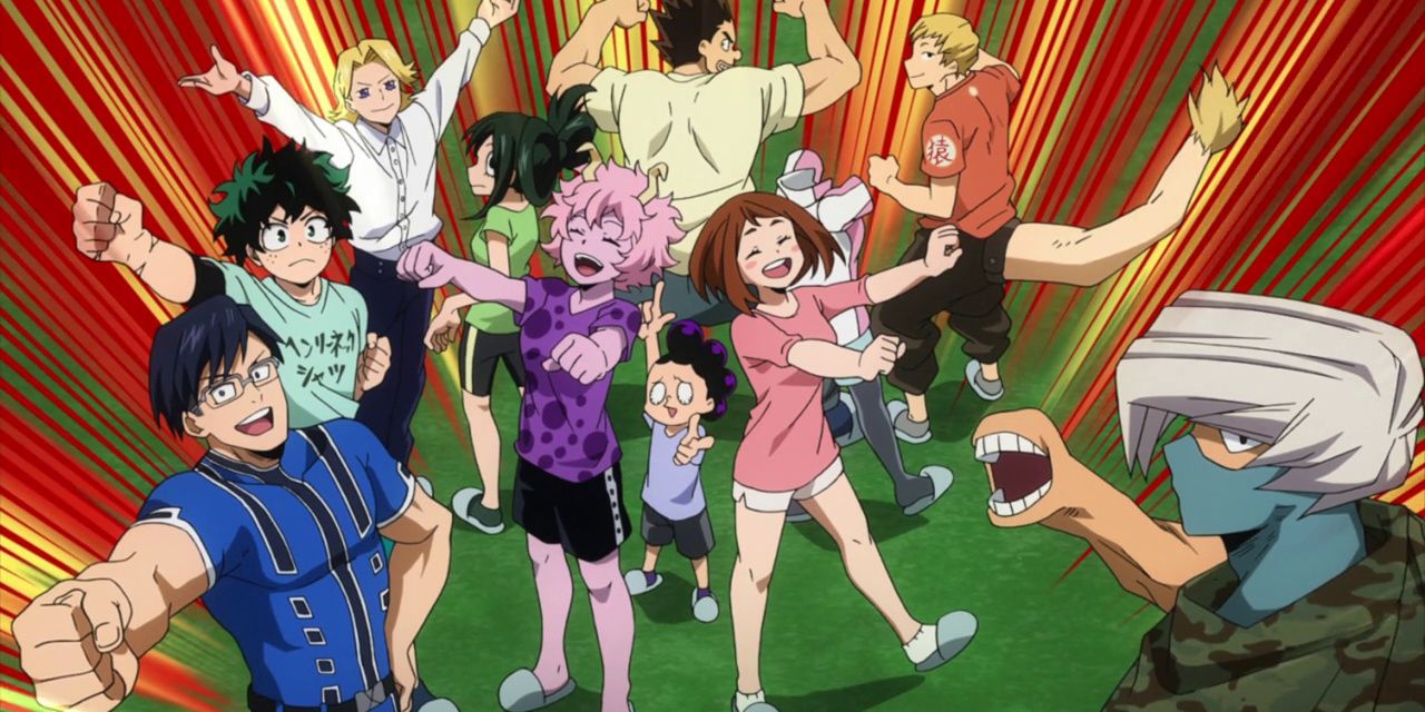 UA High students party at school in My Hero Academia