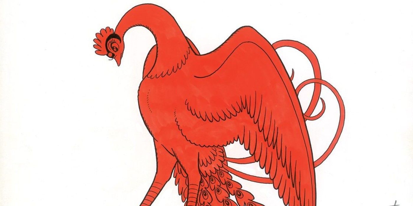 Osamu Tezuka's art of a phoenix.