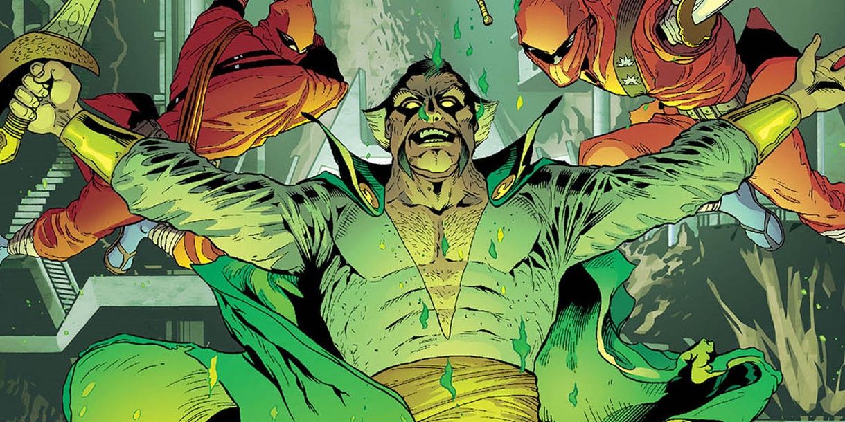 Ra's Al Ghul rises from the Lazarus Pit in DC Comics