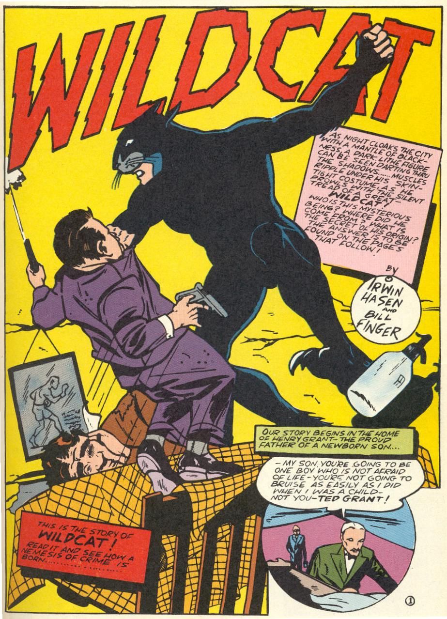 When Did Wildcat Incorporate Boxing Hand Wraps Into His Costume?