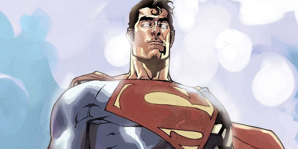 Superman looking noble in DC comics
