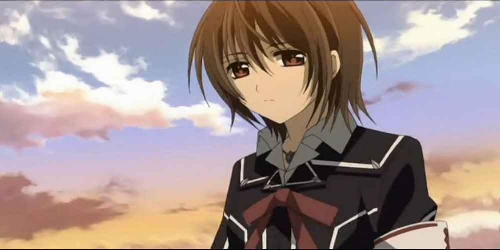 Yuuki looking out at the sunset, Vampire Knight