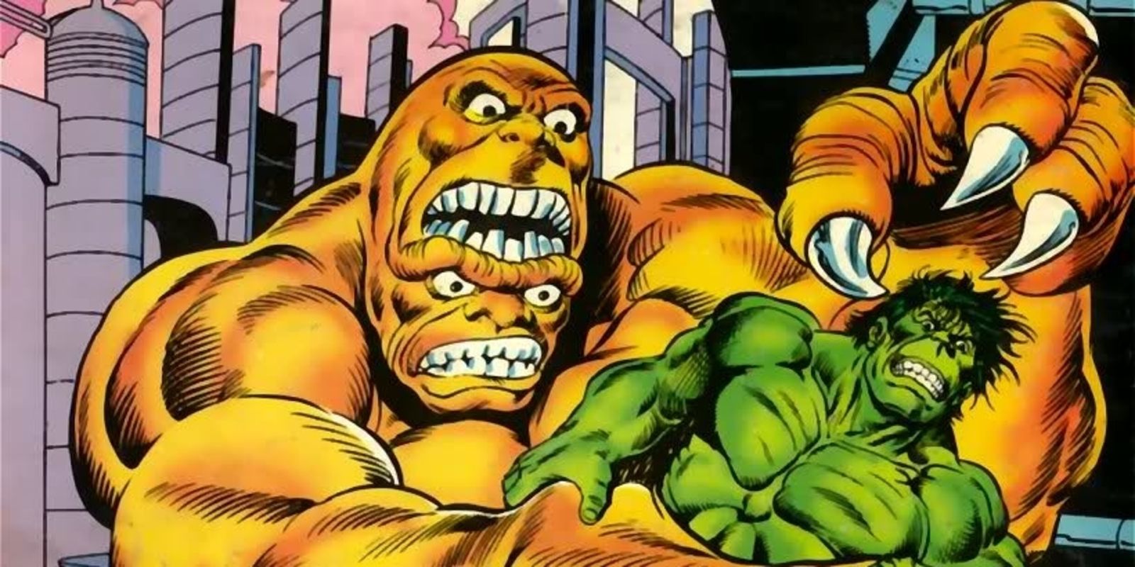 Bi-Beast holding the Hulk