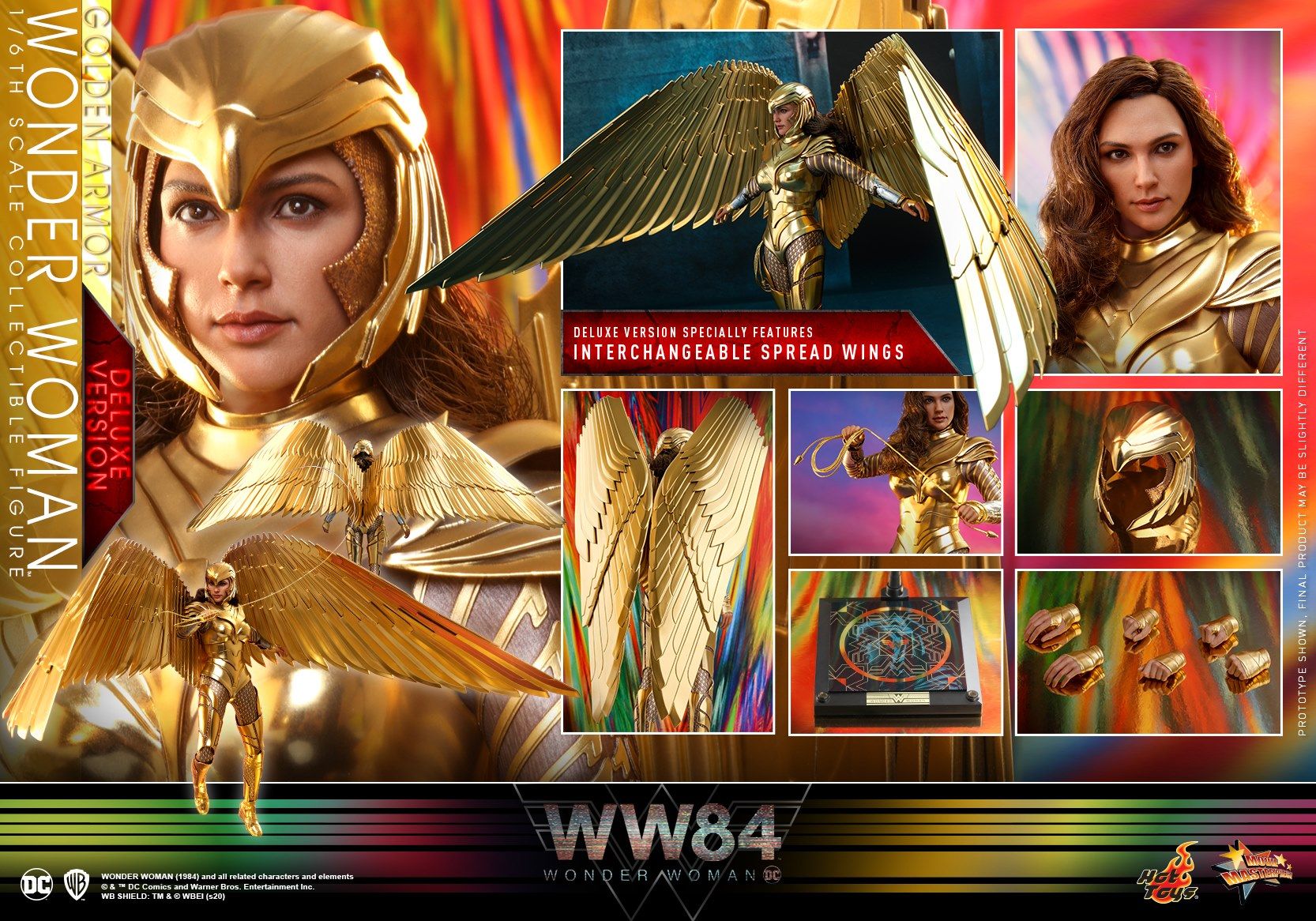 Wonder woman 1984 discount golden armor doll