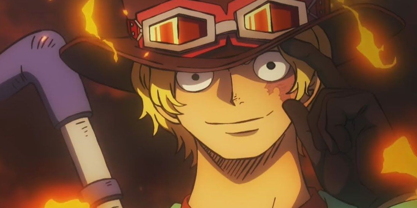 Luffy's brother Sabo in One Piece