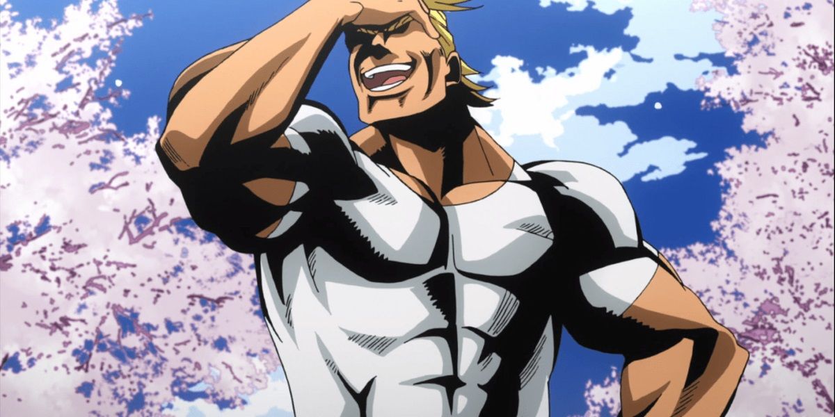 All Might posing in MHA