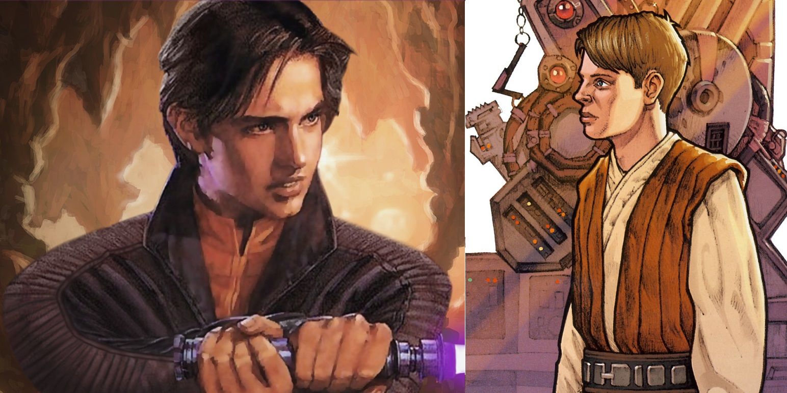 Anakin Solo from Star Wars Legends as a teen and child