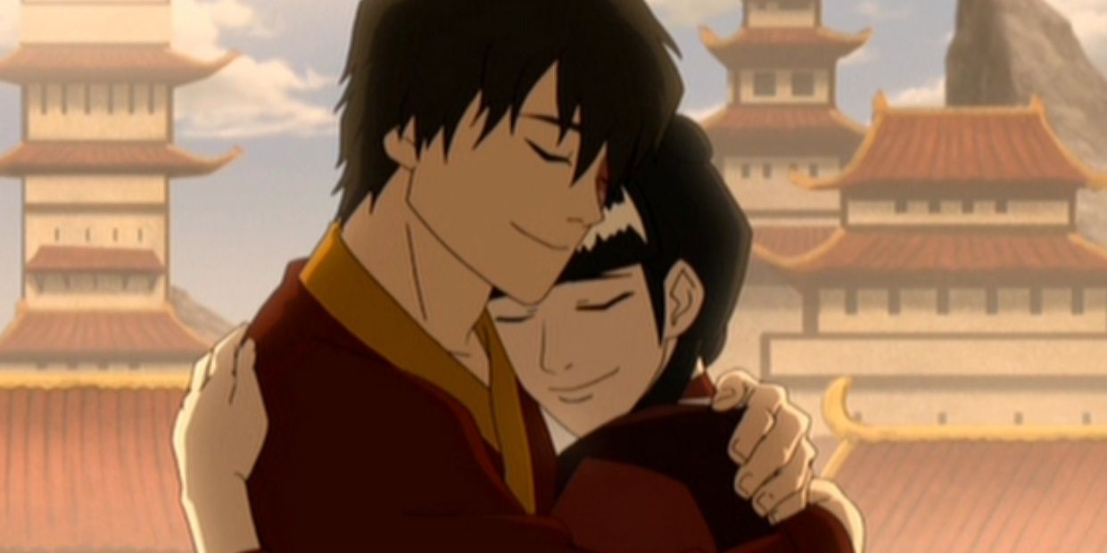 zuko and mai embracing