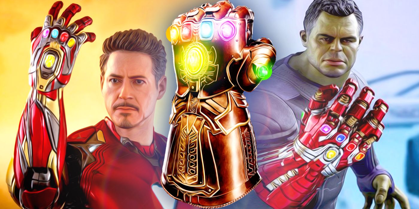 Avengers endgame iron man hulk nano gauntlet infinity