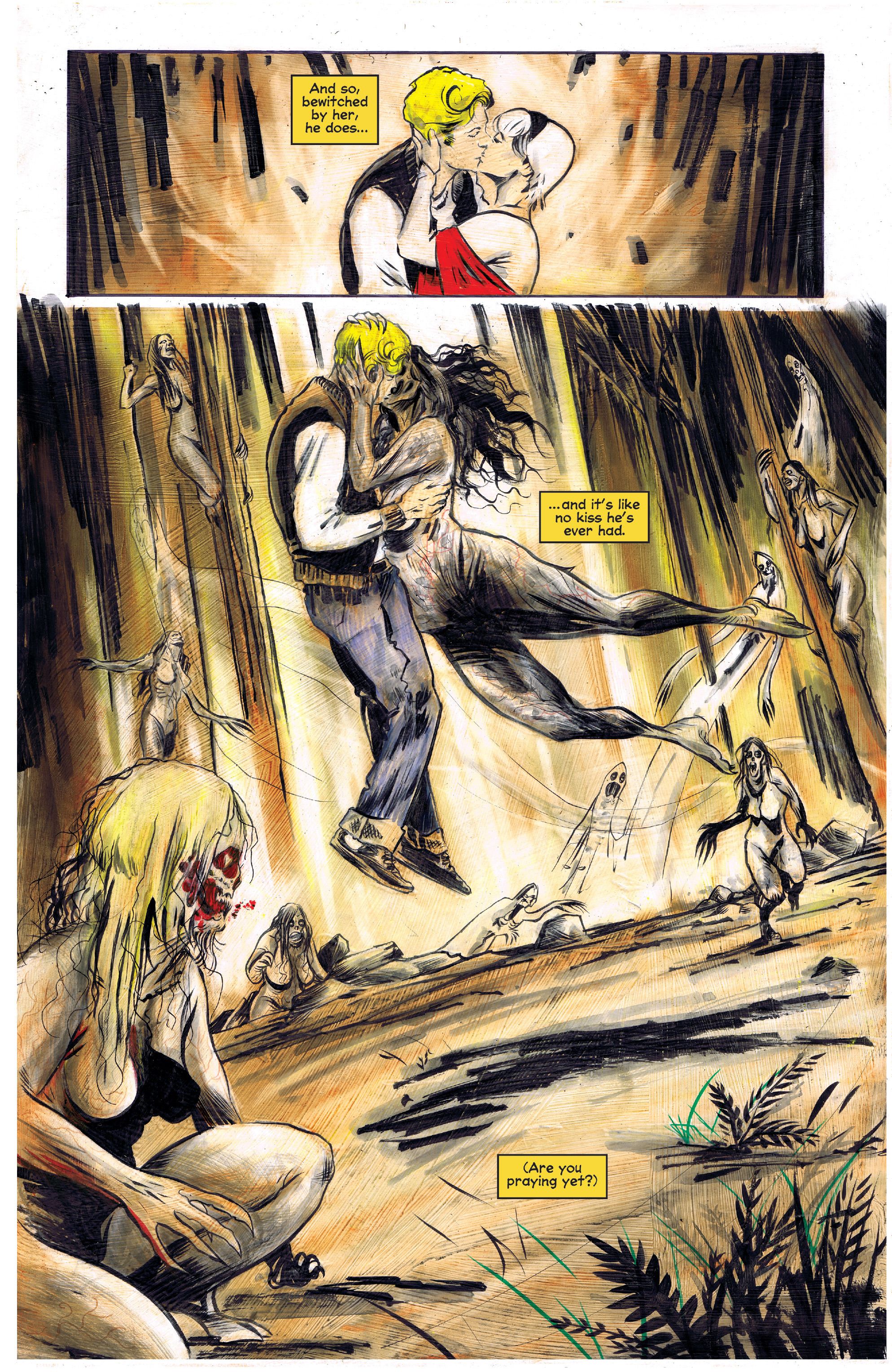 Harvey Kinkle is attacked by Sabrina's coven in Chilling Adventures of Sabrina #4